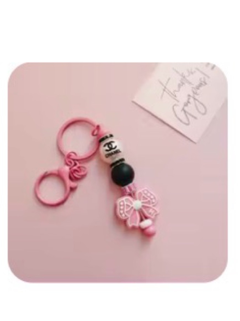 Handcrafted Fashion Designer Luxury Keychain ✨🔑